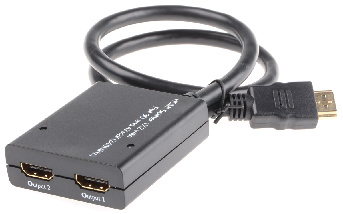 NewLink 2 Port 1 Input 2 Output HDMI Splitter 3840 x 2160 pixel