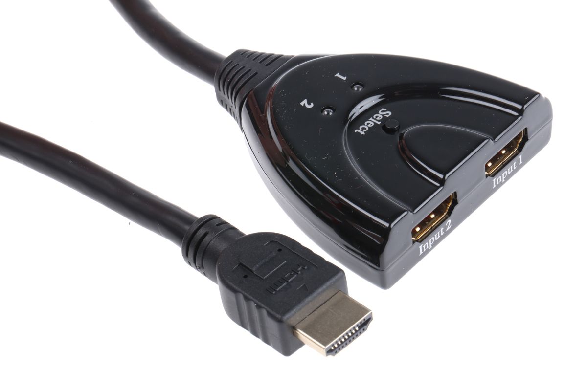 NewLink 2 Port 2 Input 1 Output HDMI Switch 1920 x 1080 pixel