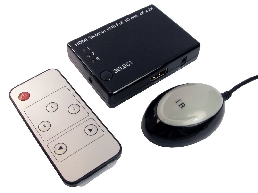 NewLink 3 Port 1 Input 3 Output HDMI Switch 4K x 2K