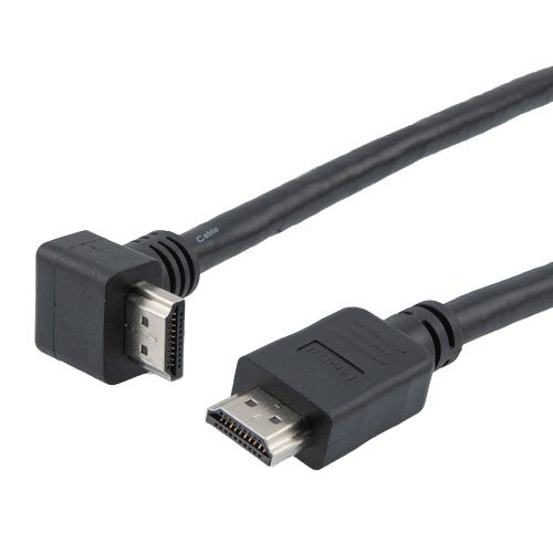 L-Com HD21 series, 500 mm HDMI Cable, - Male HDMI to Male HDMI, HDMI 2.1, Black