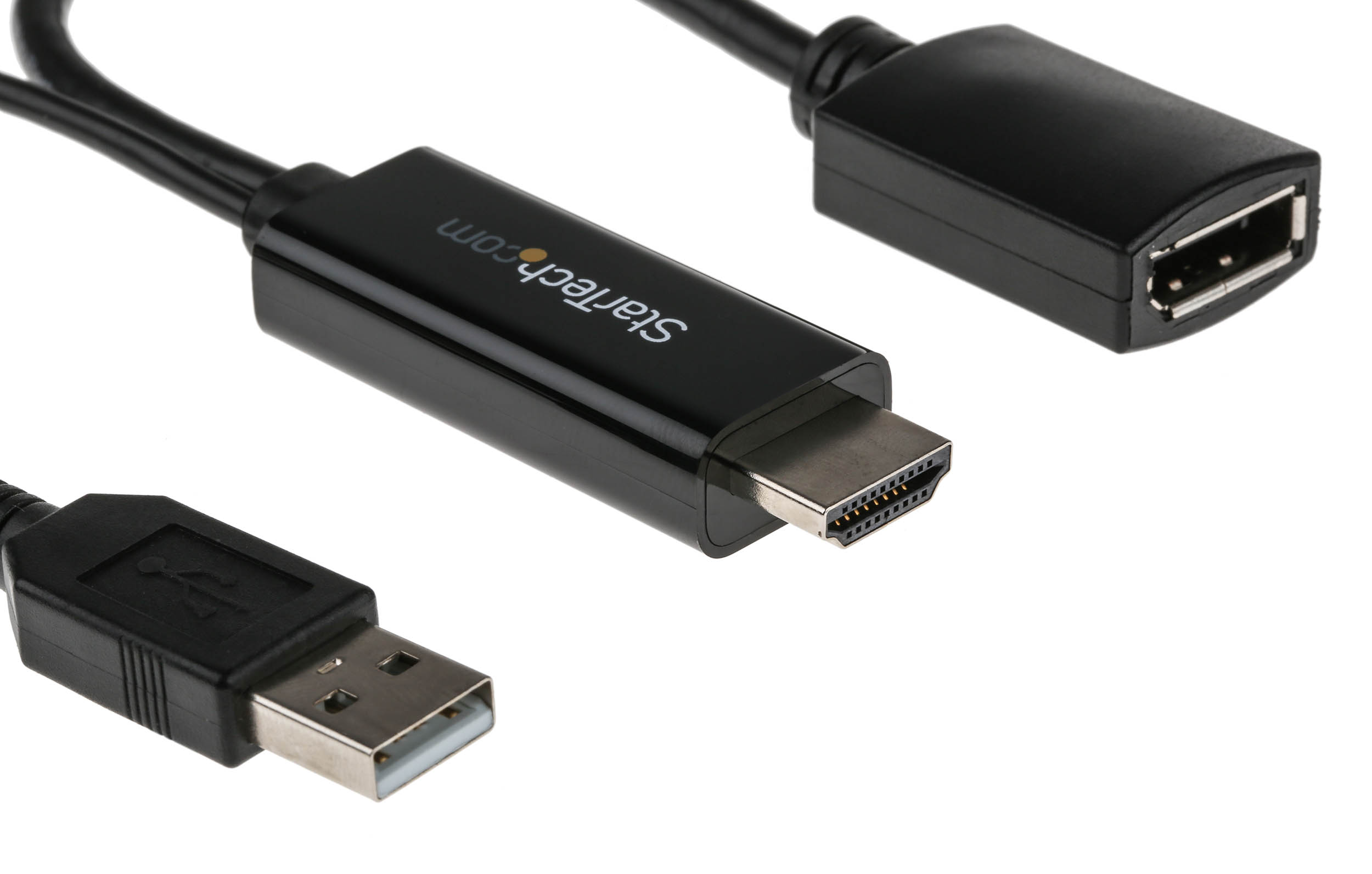 hd2dp StarTech.com  1 port HDMI to DisplayPort  Adapter 255 mm Length 3840 x 2160 pixel Maximum Resolution