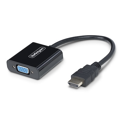 StarTech.com  1 port HDMI to VGA  Video Converter 189.5 mm Length 1920 x 1080 pixel Maximum Resolution