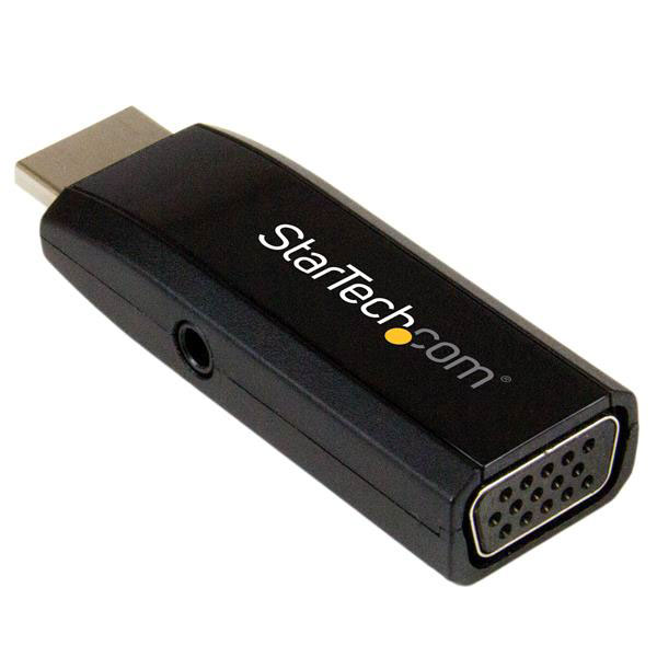 hd2vgamicra StarTech.com  1 port HDMI to VGA  Adapter 62 mm Length 1920 x 1200 pixel Maximum Resolution