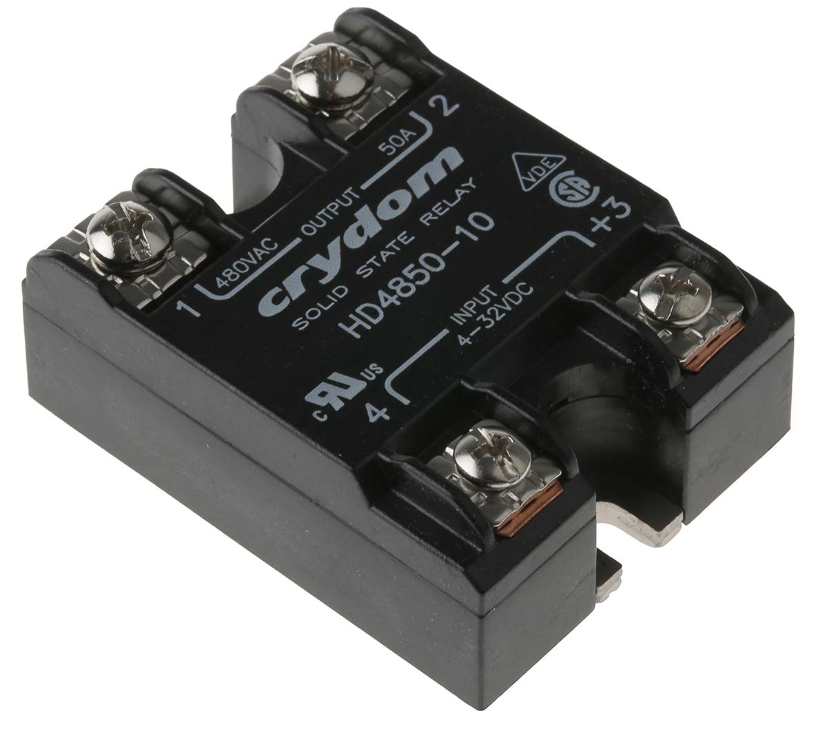 Sensata / Crydom HA AND HD Series Solid State Relay, 50 A Load, Panel Mount, 530 Vrms Load, 32V dc Control