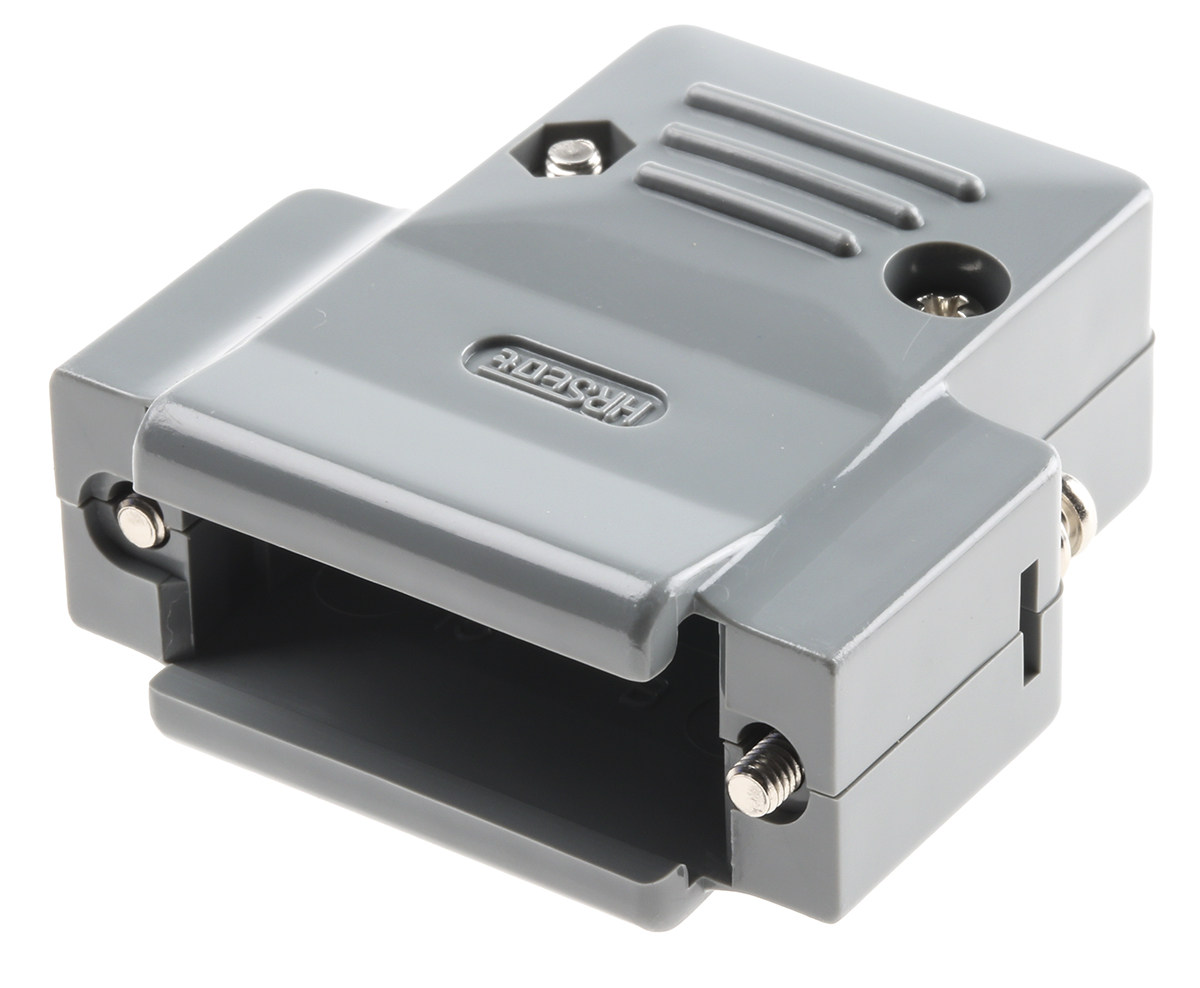hda-ctf50 Hirose CTF Series Polymer Straight D-Sub Backshell, 15 Way