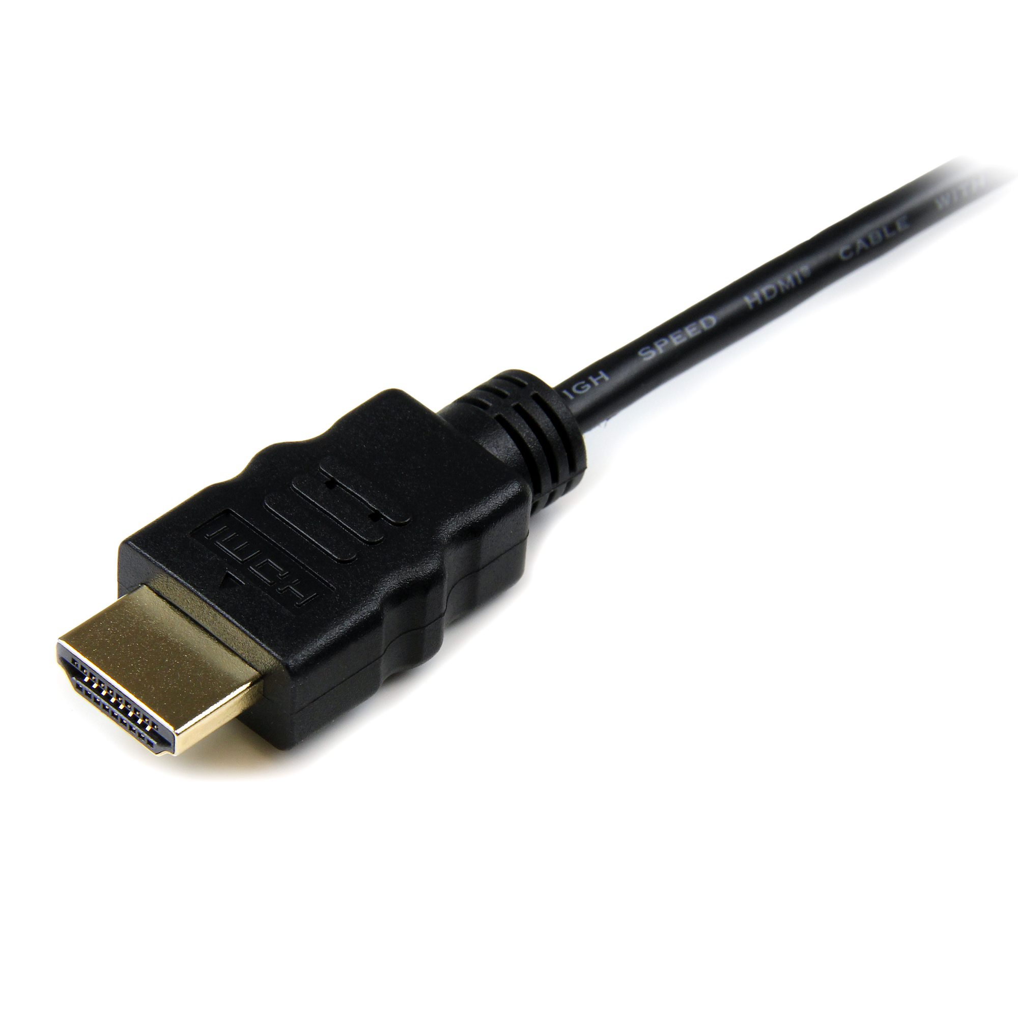 hdadmm3m StarTech.com, 3 m 4K @ 30Hz HDMI Cable, - Male HDMI to Male Micro HDMI, HDMI 1.4, Black