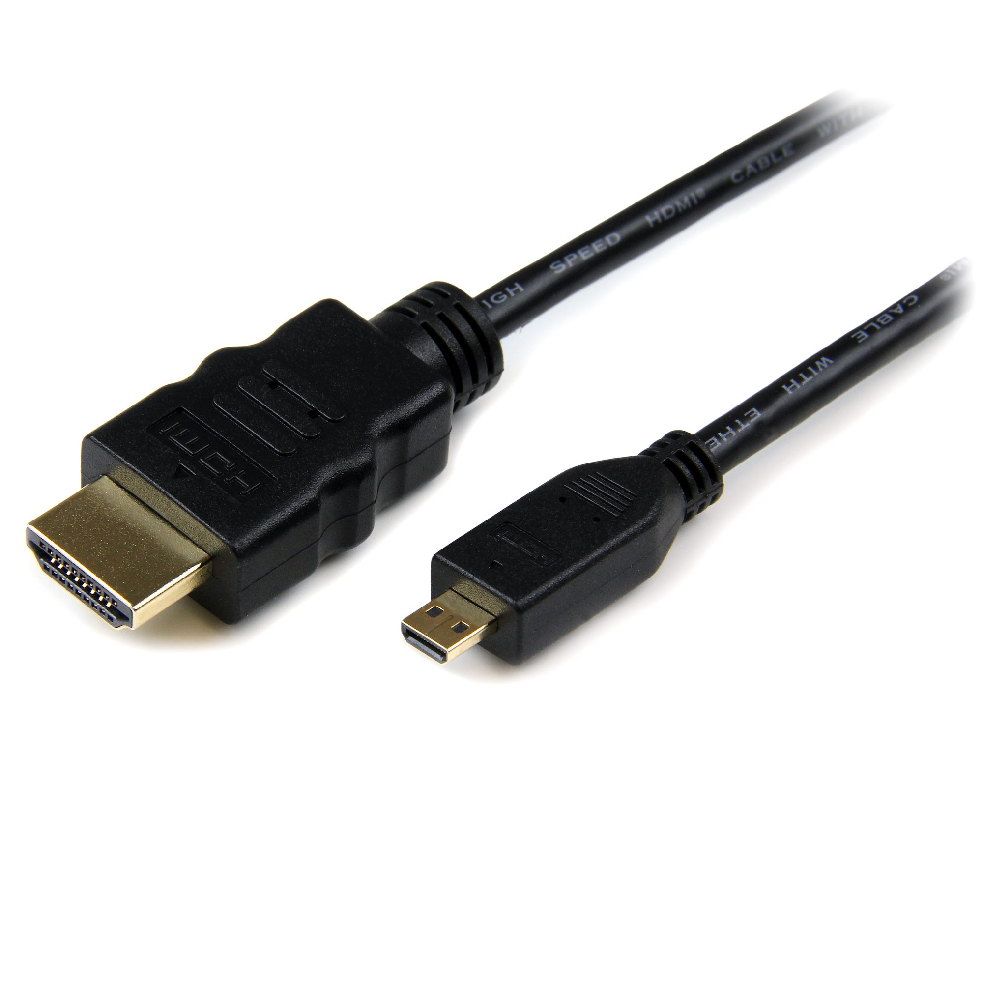 hdadmm50cm StarTech.com, 50 cm 4K @ 30Hz HDMI Cable, - Male HDMI to Male Micro HDMI, HDMI 1.4, Black