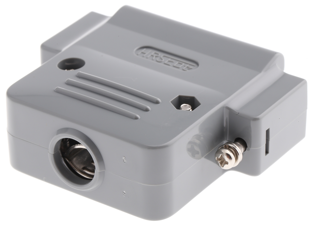 Hirose CTF Series ABS Straight D-Sub Backshell, 25 Way