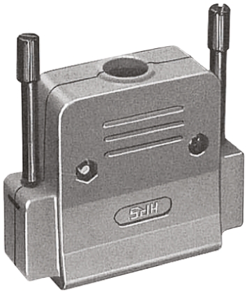 Hirose CTF Series ABS Straight D-Sub Backshell, 9 Way