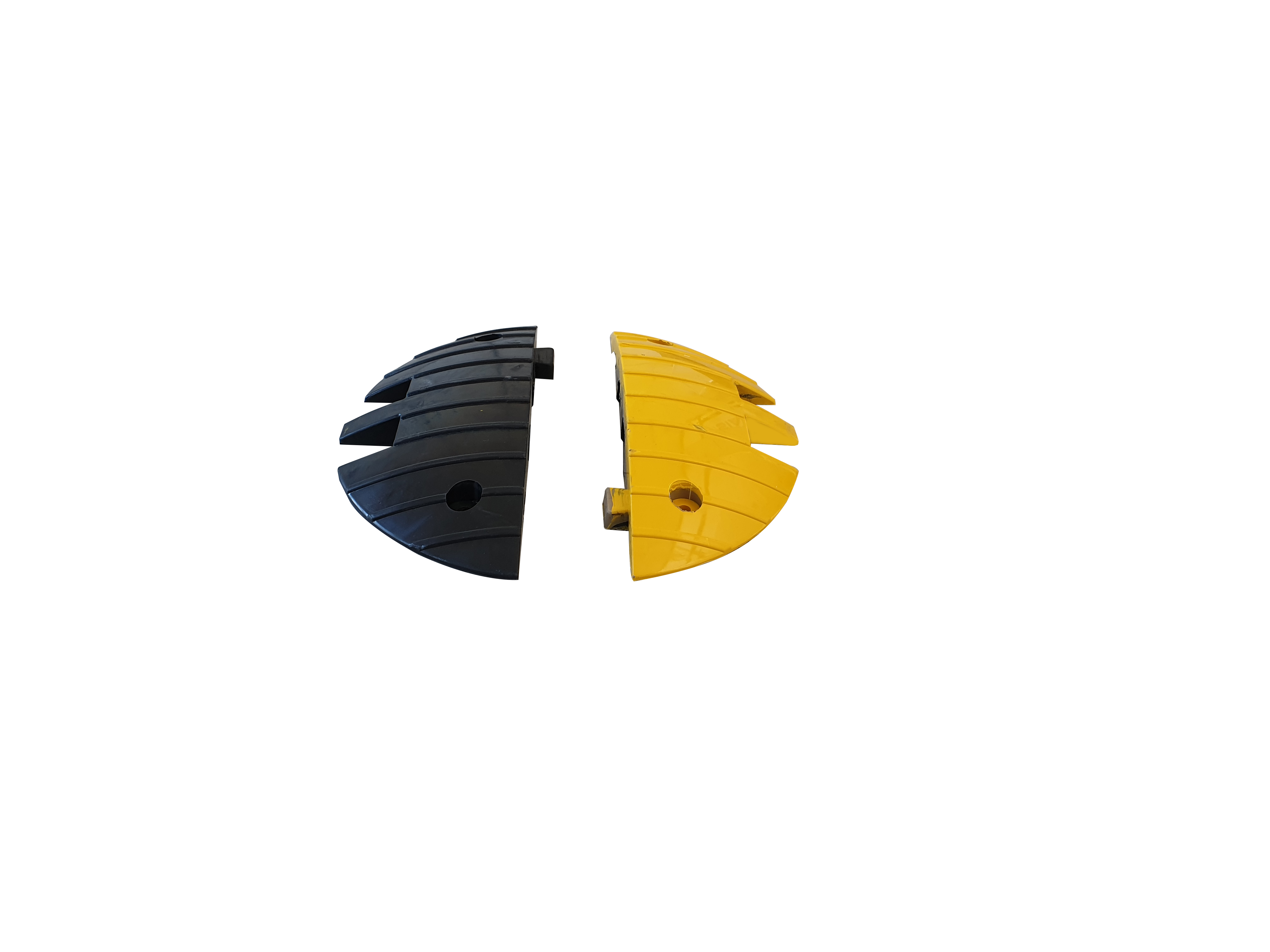 Viso High Visibility Rubber End Cap 70 mm x 500mm x 70 mm 15 km/h Speed Limit