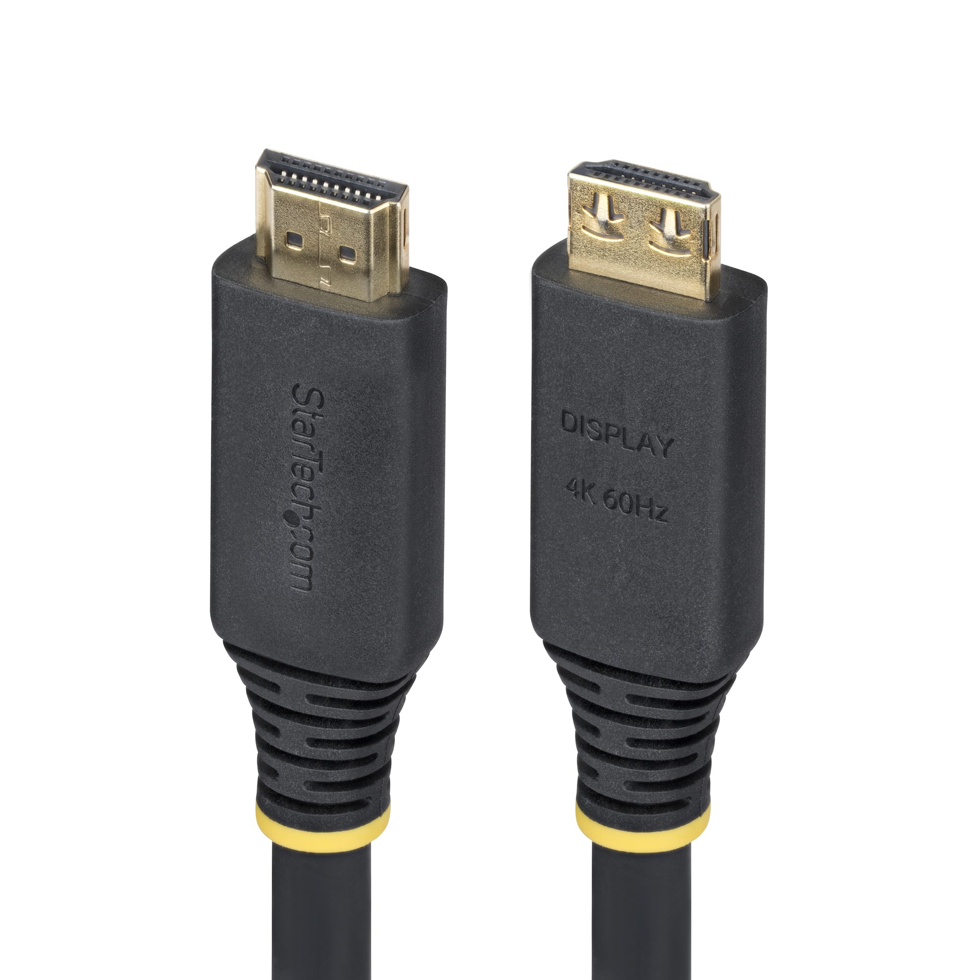 StarTech.com HDMI2-CABLE-GRIP-35F series, 35.4 ft HDMI Cable, - Male HDMI to Male HDMI, HDMI 2.0, Black