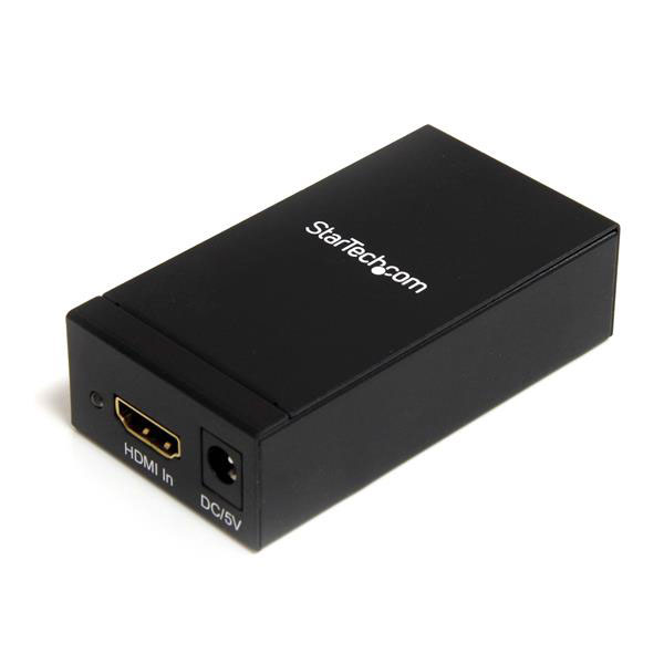 StarTech.com  1 port HDMI to DisplayPort  Video Converter 82 mm Length 1920 x 1200 pixel Maximum Resolution