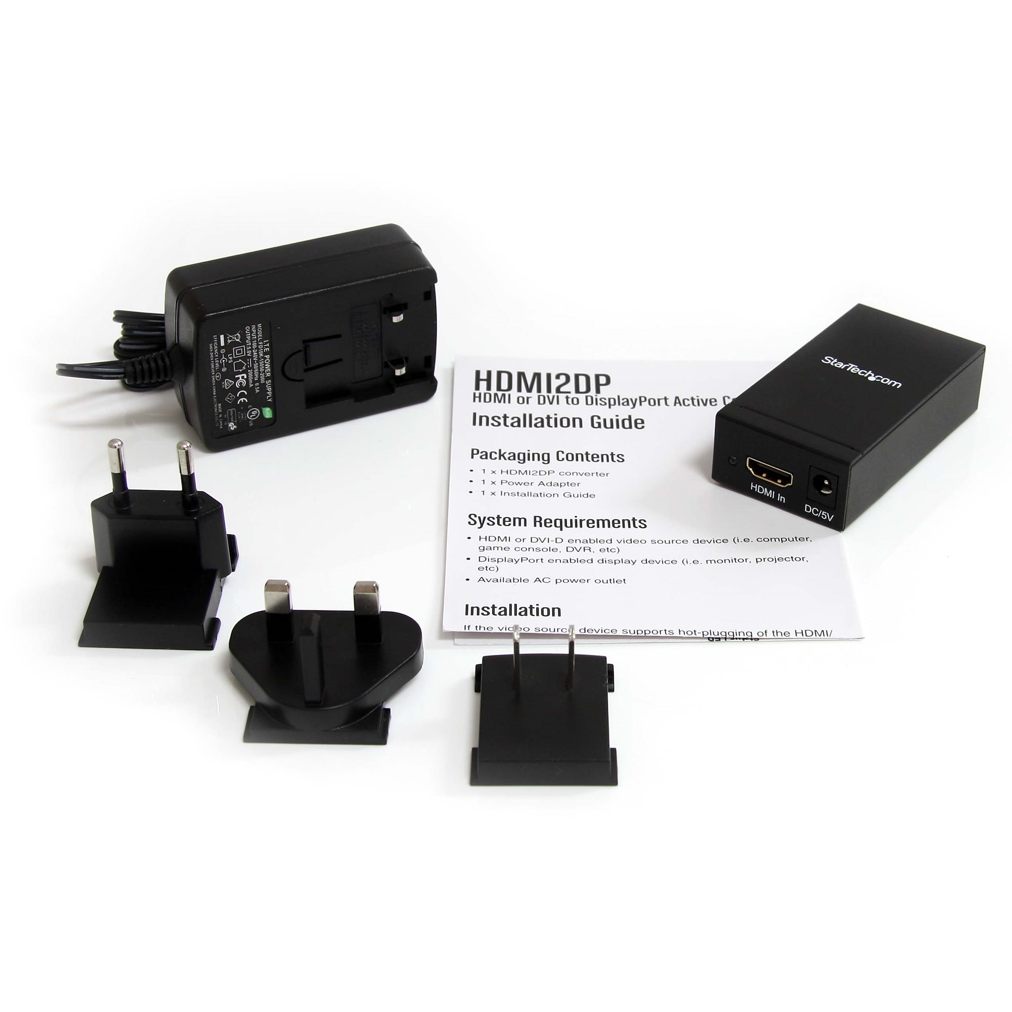 hdmi2dp StarTech.com  1 port HDMI to DisplayPort  Video Converter 82 mm Length 1920 x 1200 pixel Maximum Resolution
