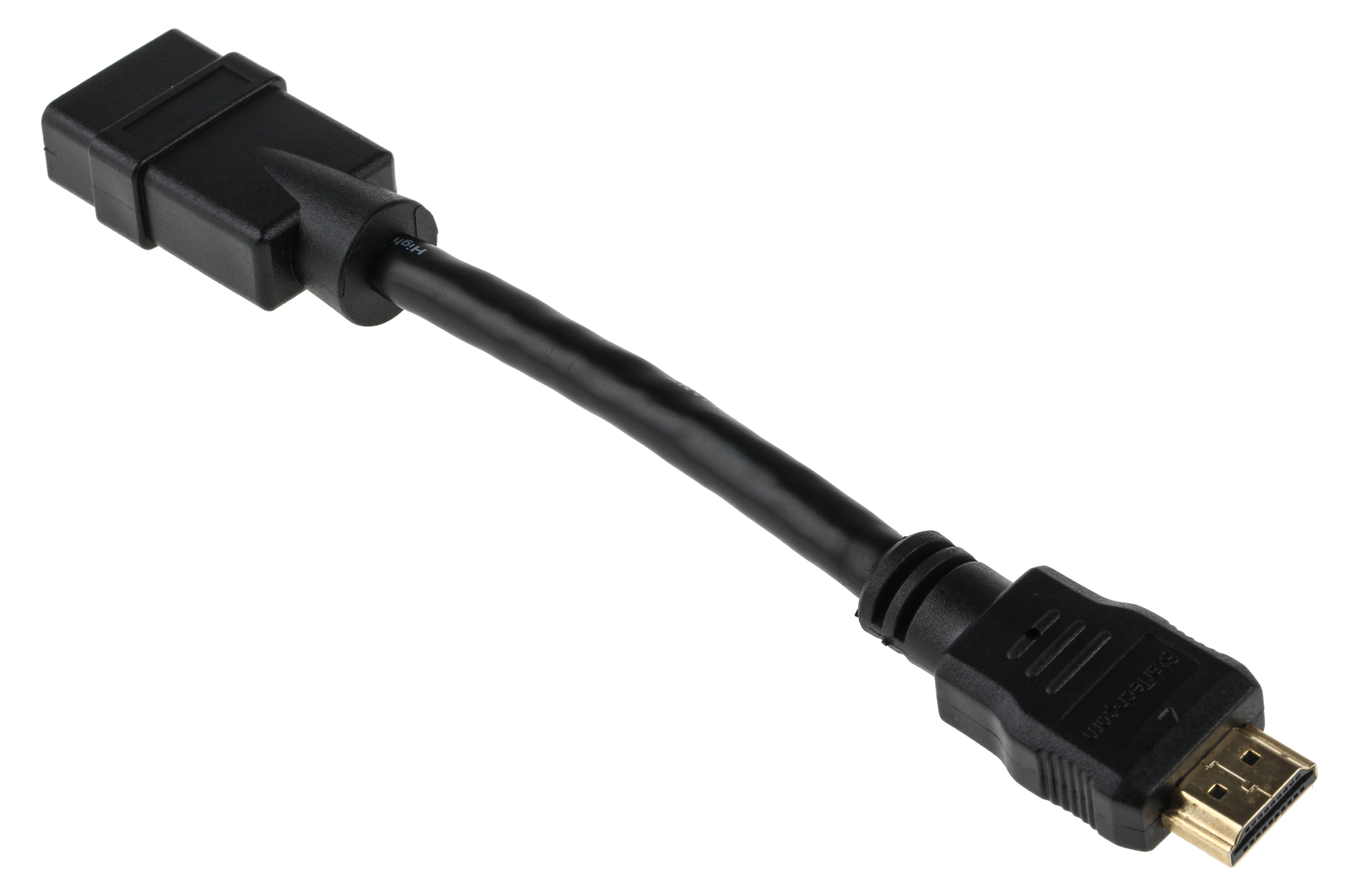 StarTech.com, 15 cm 4K @ 30Hz HDMI Cable, - Male HDMI to Female HDMI, HDMI 1.4, Black