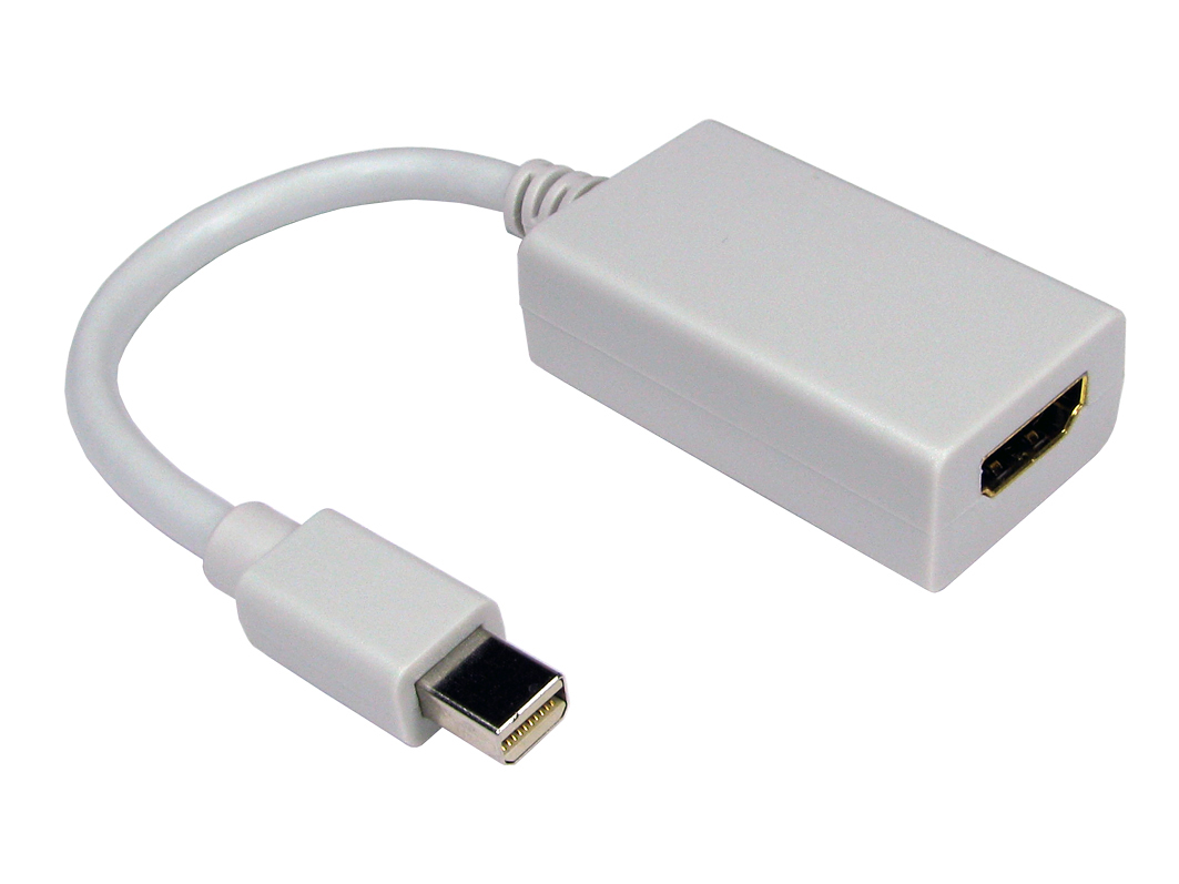 NewLink White Converter Display Port Male HDMI Female