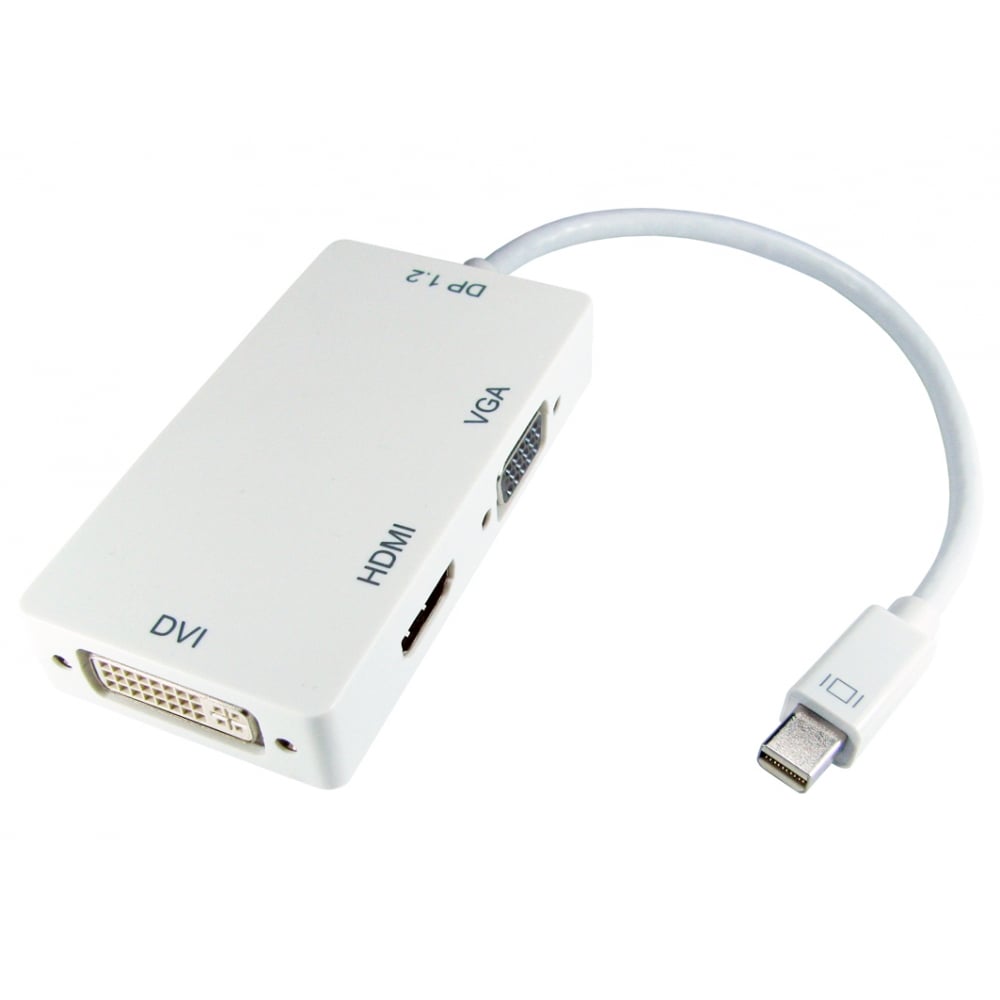 NewLink  3 port DisplayPort to DVI, HDMI, VGA  Adapter 4K x 2K for HDMI pixels Maximum Resolution
