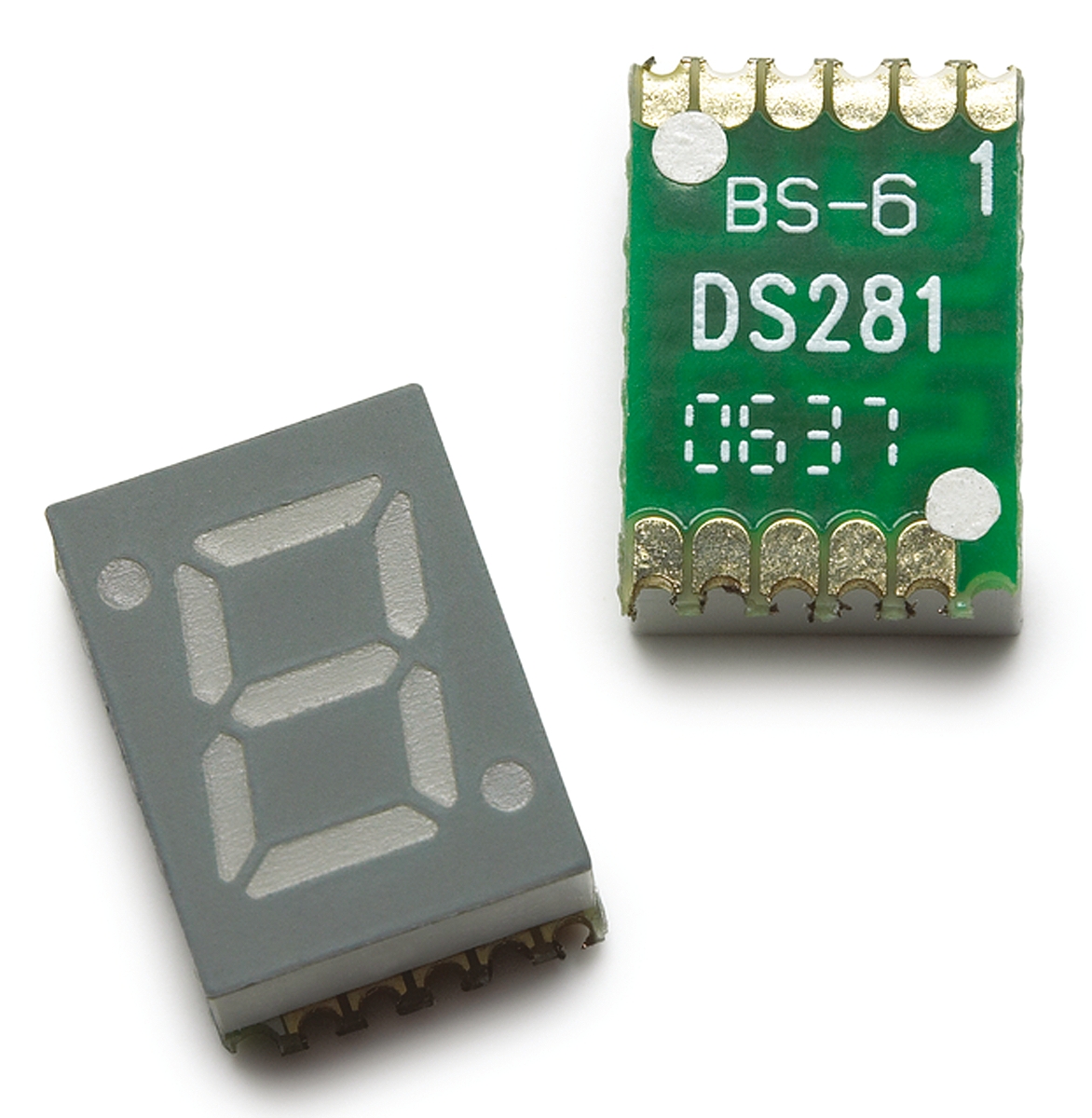 HDSM-431C Broadcom 1 7 Segment LED Display Anode Red 14.3mcd Right Side 10 mm