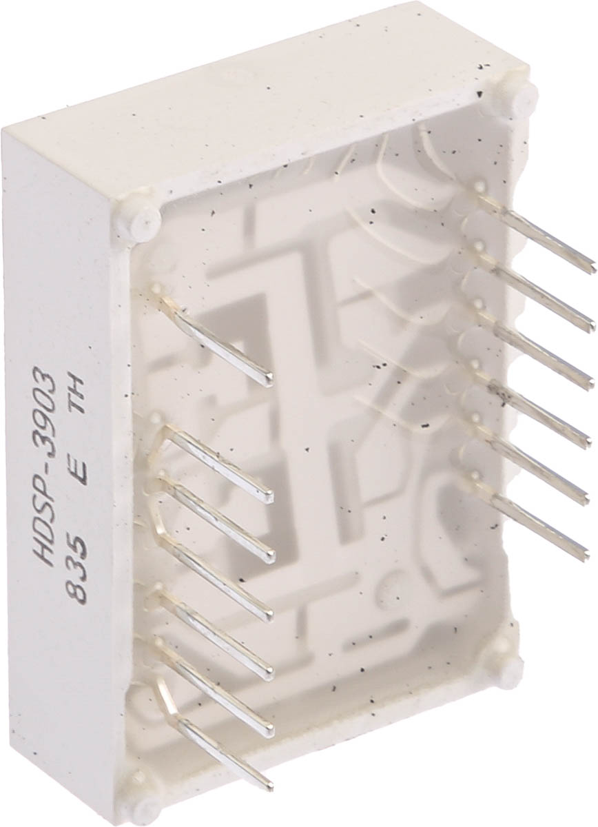 hdsp-3903 Broadcom 1 7 Segment LED Display Cathode Red 7mcd Right Side 20.3 mm