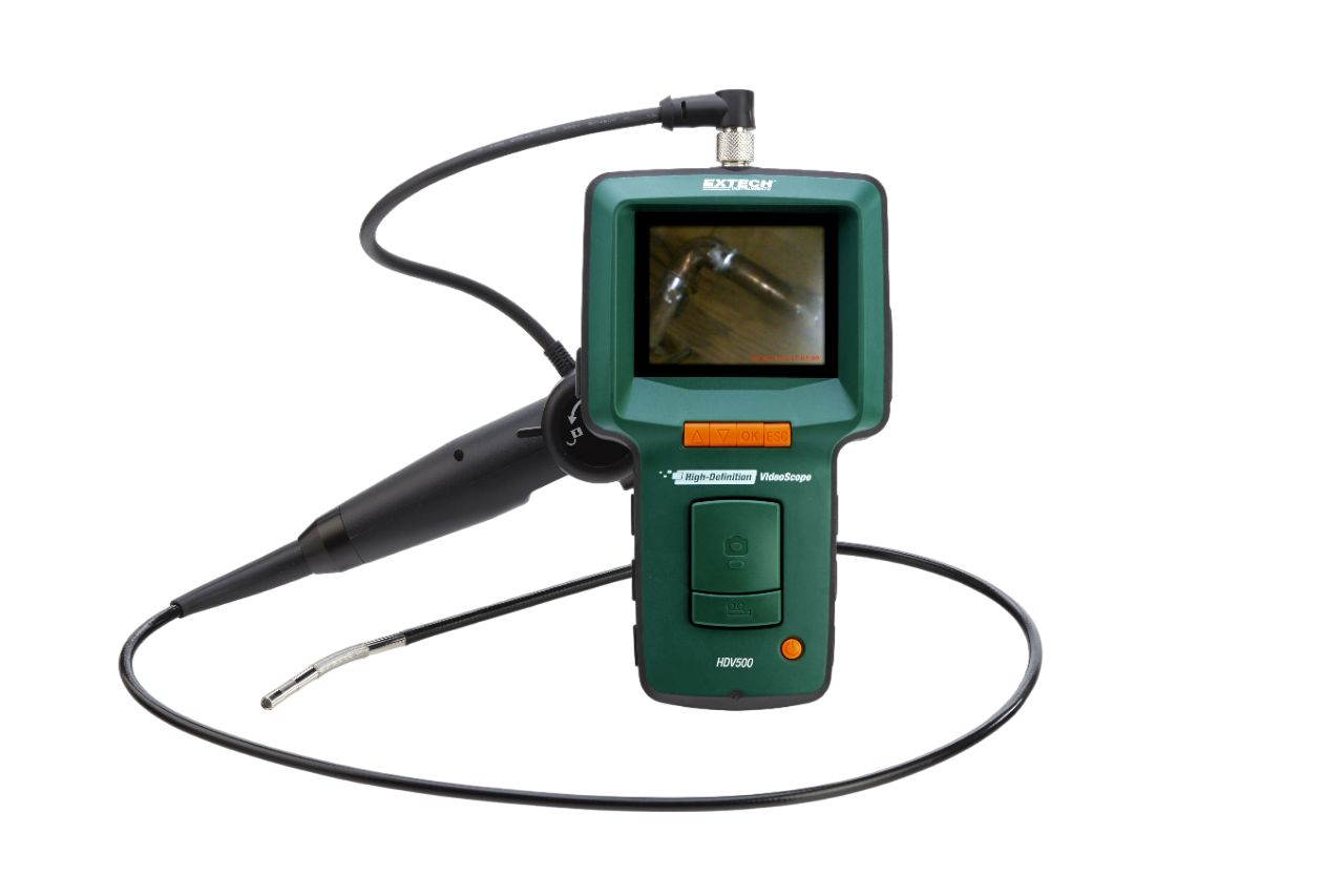 Extech HDV540 6 mm probe Inspection Camera, 1 m Probe Length, 320 x 240 pixel Resolution, LED Illumination
