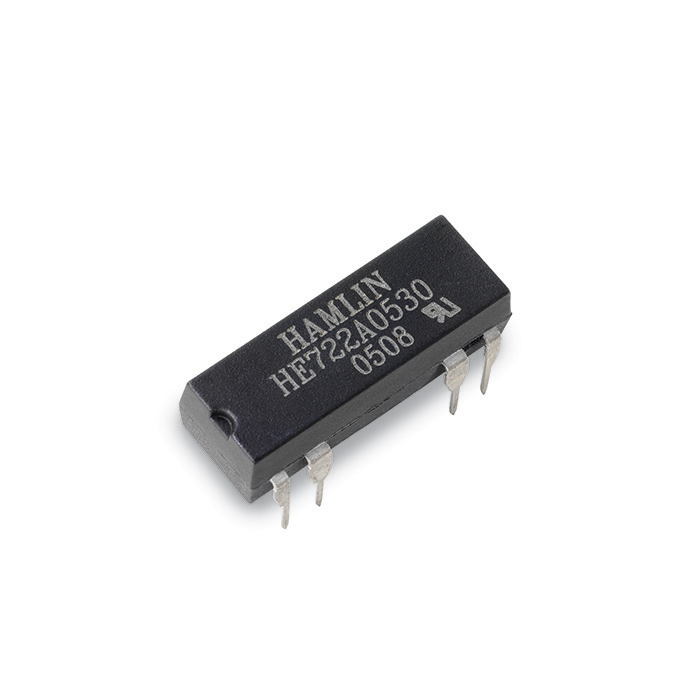 Wickmann PCB Reed Relay, 5 V dc Coil, SPST, 200 V dc Max, 0.5 A Max, 500 Ω