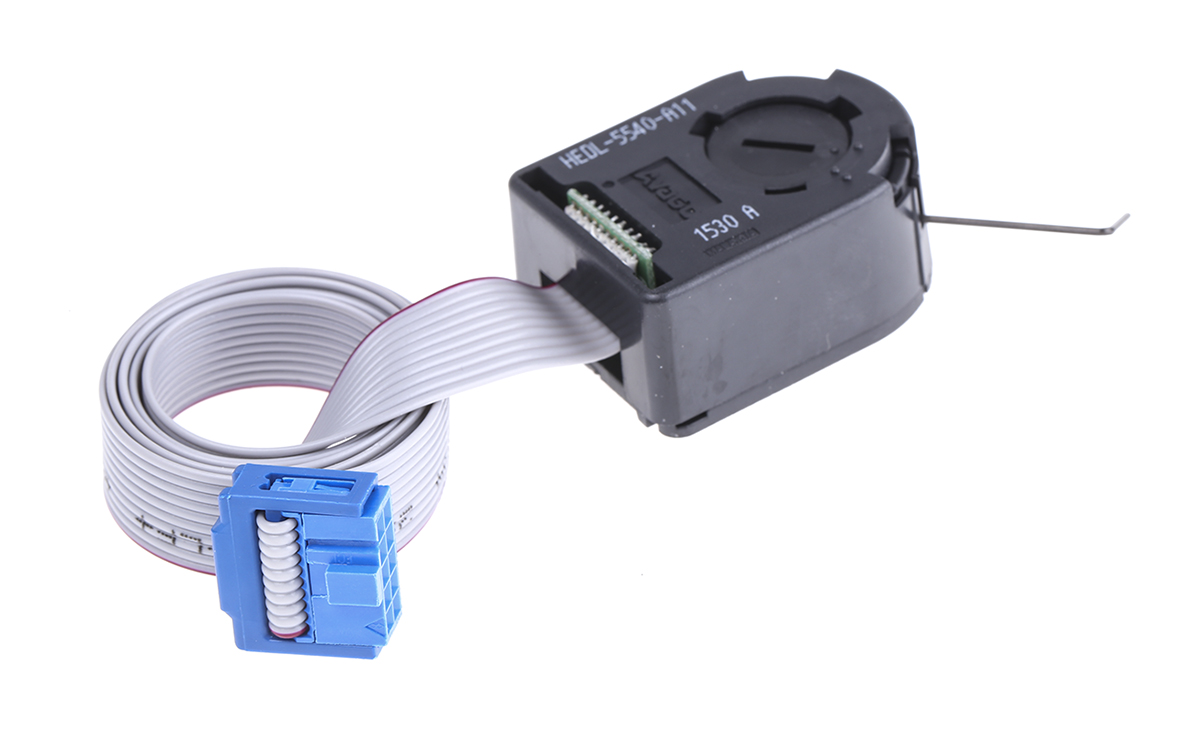 Broadcom 5V dc 500 ppr Pulse Optical Encoder with a 4 mm, Through Hole