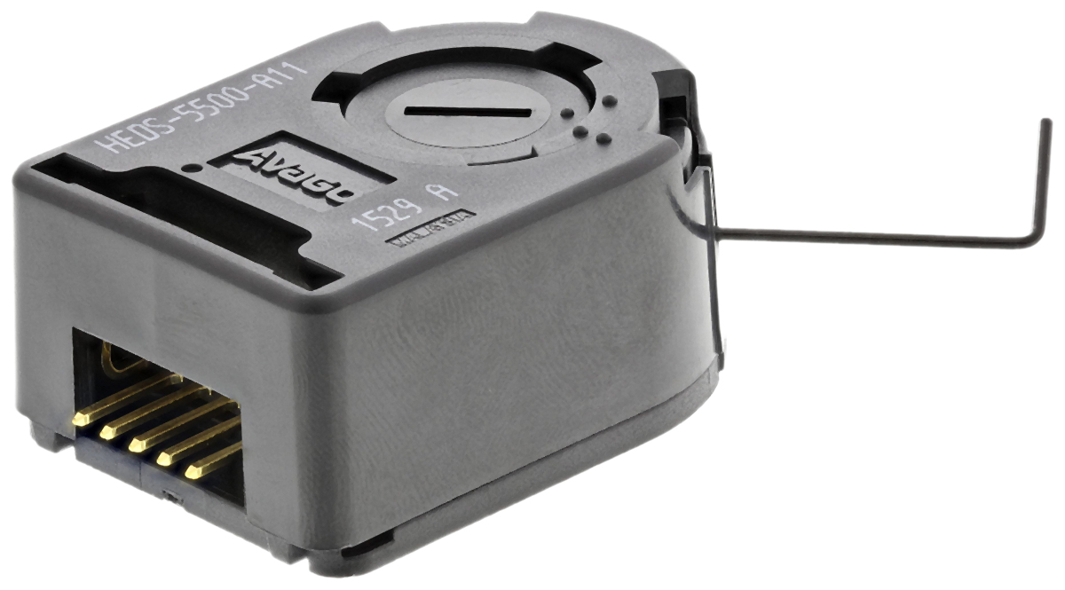 Broadcom 5V dc Optical Encoder Hollow Shaft, Standard Mount, External