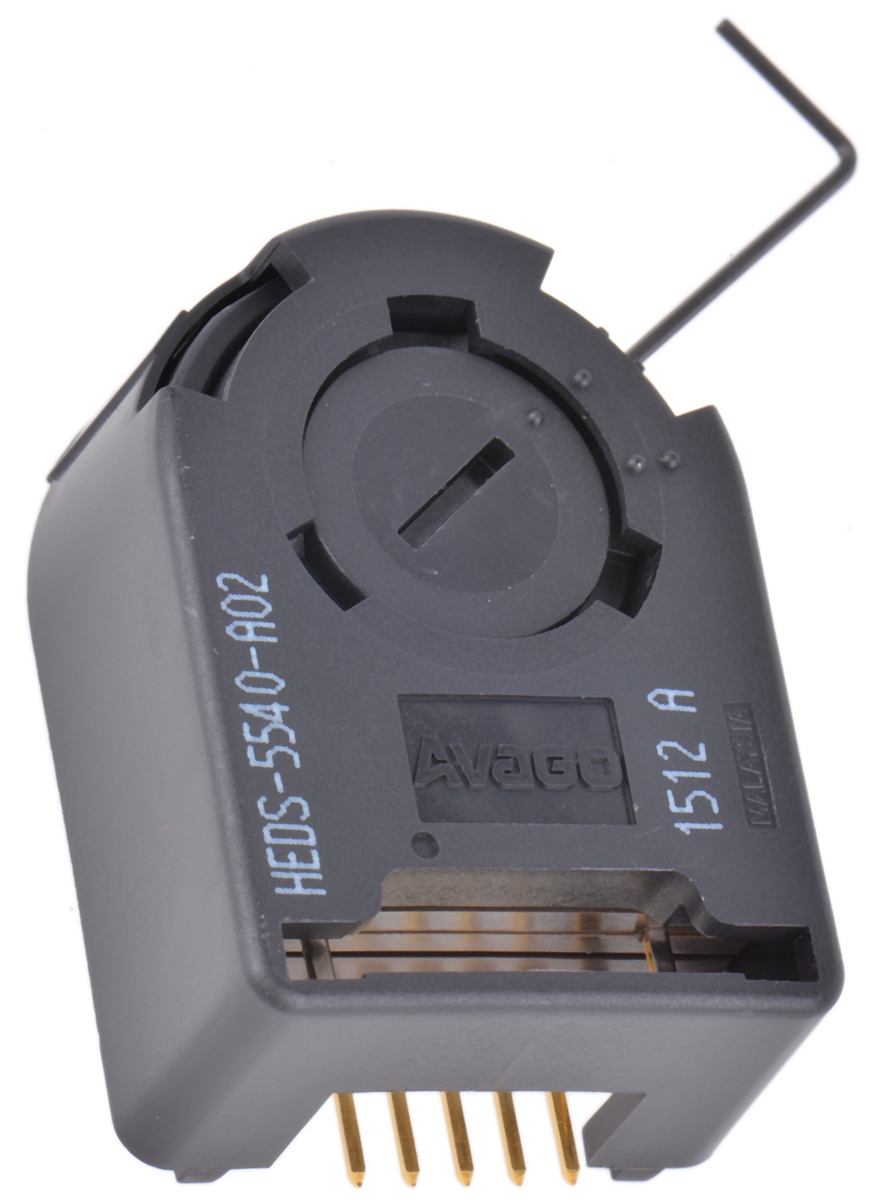 Broadcom 5V dc Optical Encoder Hollow Shaft, Standard Mount, External