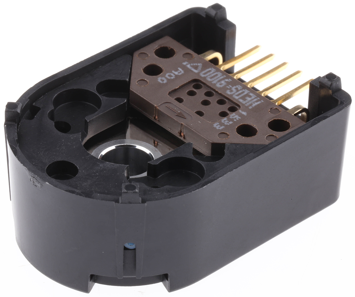 heds-5600a06 Broadcom 5V dc Optical Encoder Hollow Shaft, External, Standard Mount