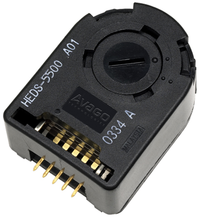 Broadcom 5V dc Optical Encoder Hollow Shaft, External, Standard Mount