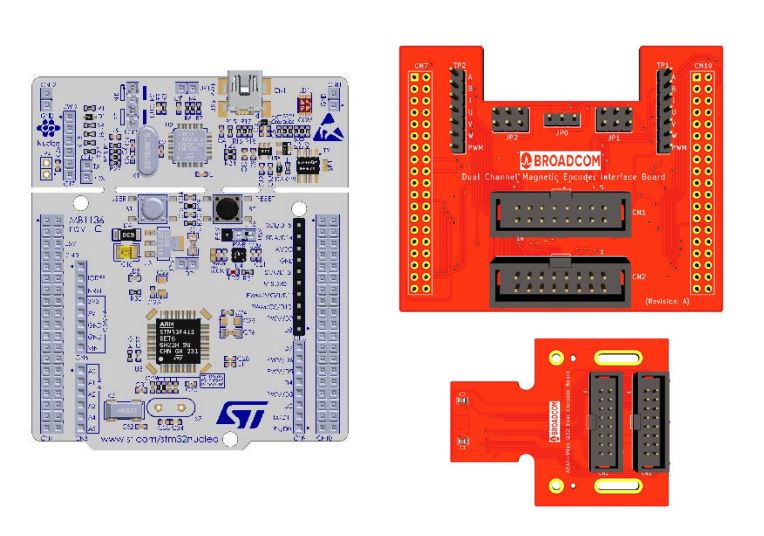 Broadcom AEAT-9955 Evaluation Kit for HEDS-9955PRGEVB HEDS-9955EVB