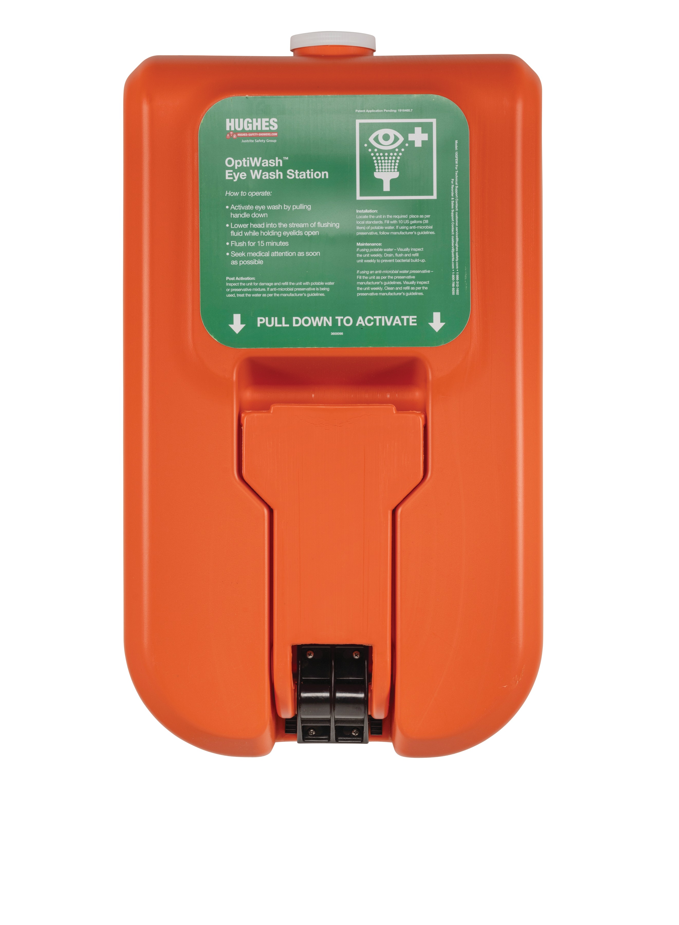 Hughes Wall Eyewash Station Eyewash Kit