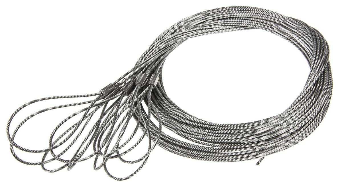 hf01-2m Gripple Steel Suspension System Wire Rope Loop Fixing Kit HF01-2M, 2 m