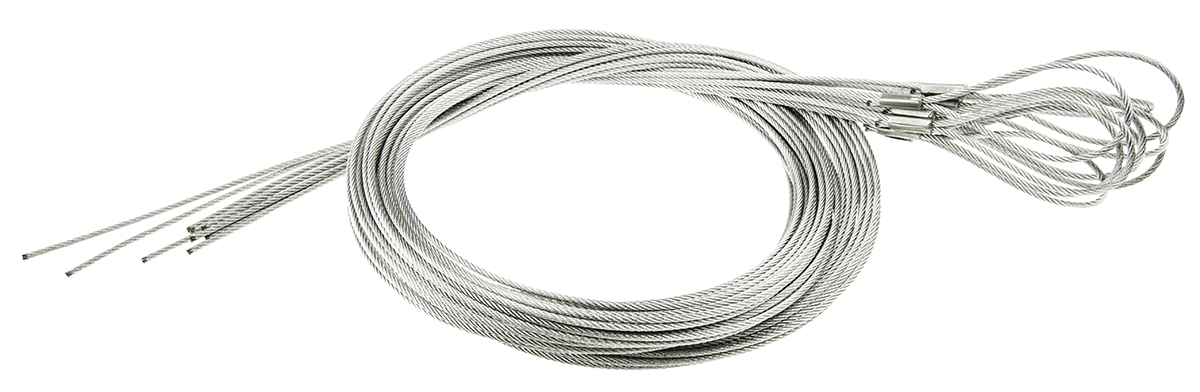 Gripple Steel Suspension System Wire Rope Loop Fixing Kit HF02-2M, 2 m