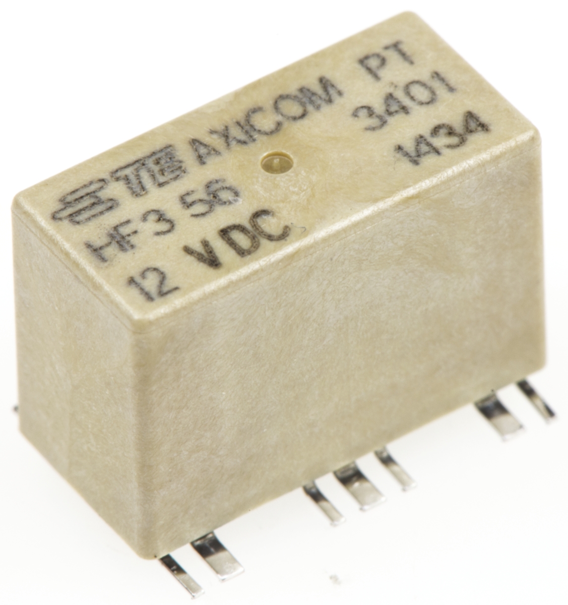 TE Connectivity PCB RF Relay, 12 V dc Coil, 3 GHz Max. Coil Freq., SPDT
