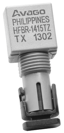 Broadcom 160 MBd Fibre Optic Transmitter 820 nm ST Connector 10.2 mm 12.7mm, 27.2 mm