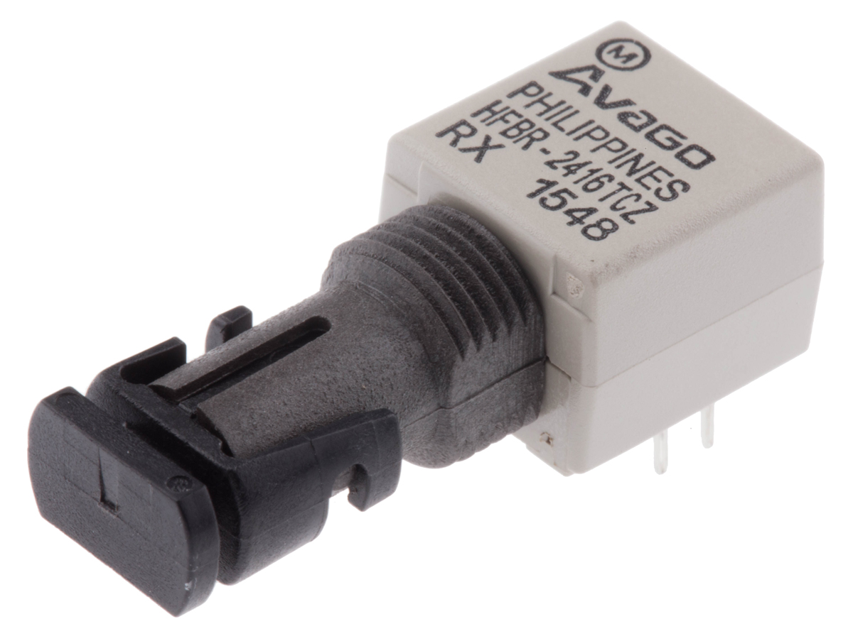 Broadcom HFBR-2416TCZ 160 MBd 820 nm Fibre Optic Receiver, Round, ST Connector