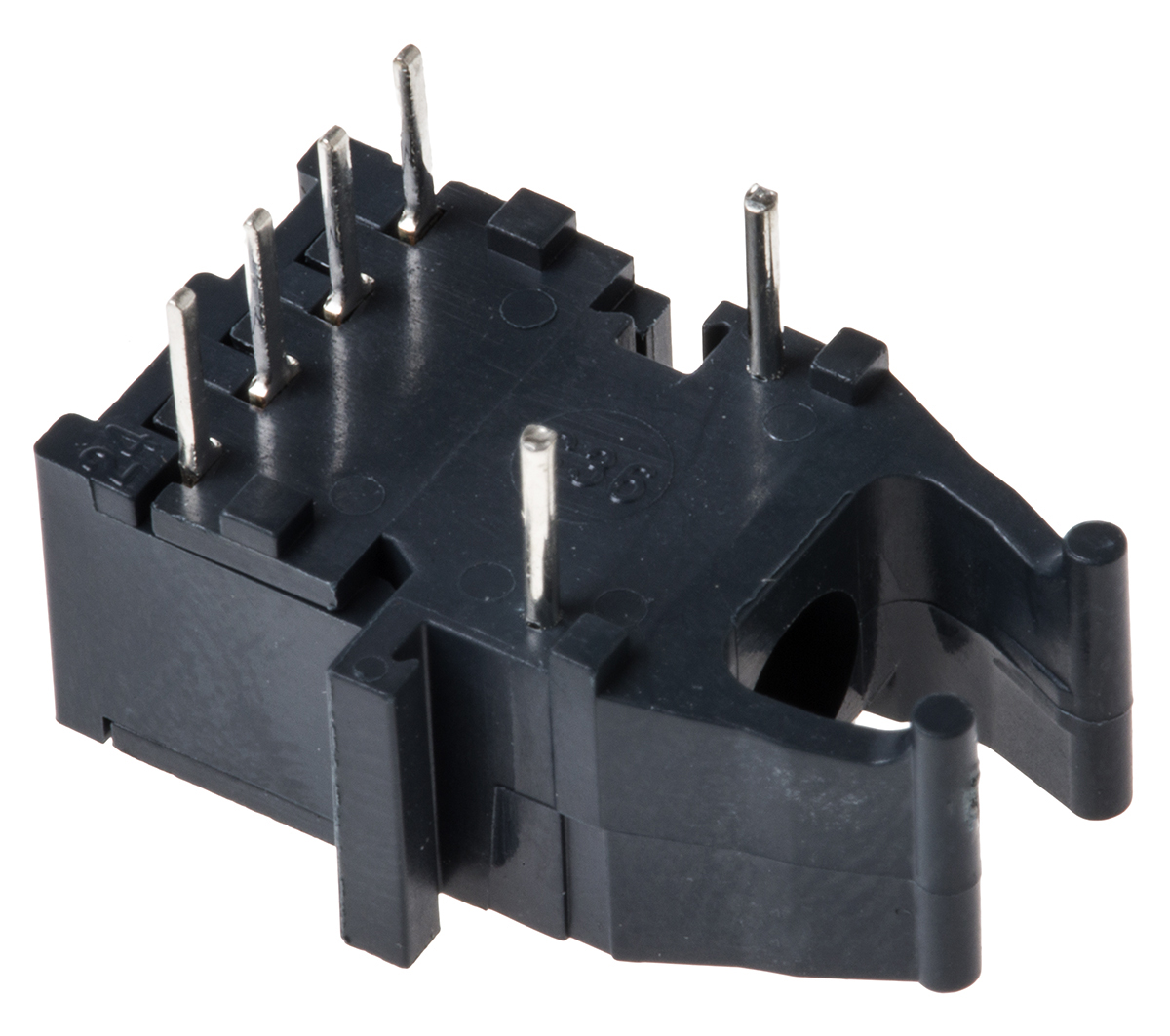 Broadcom 5 MBd 600 nm Fibre Optic Receiver, Round, H Push-in Connector
