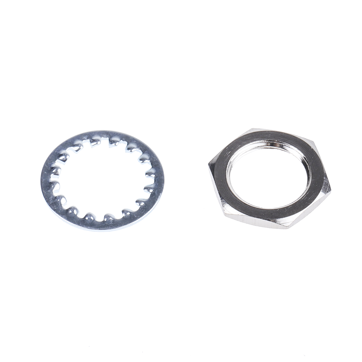 Broadcom Steel Hex Half Nut & Washer with Internal Tooth, 200 Pieces