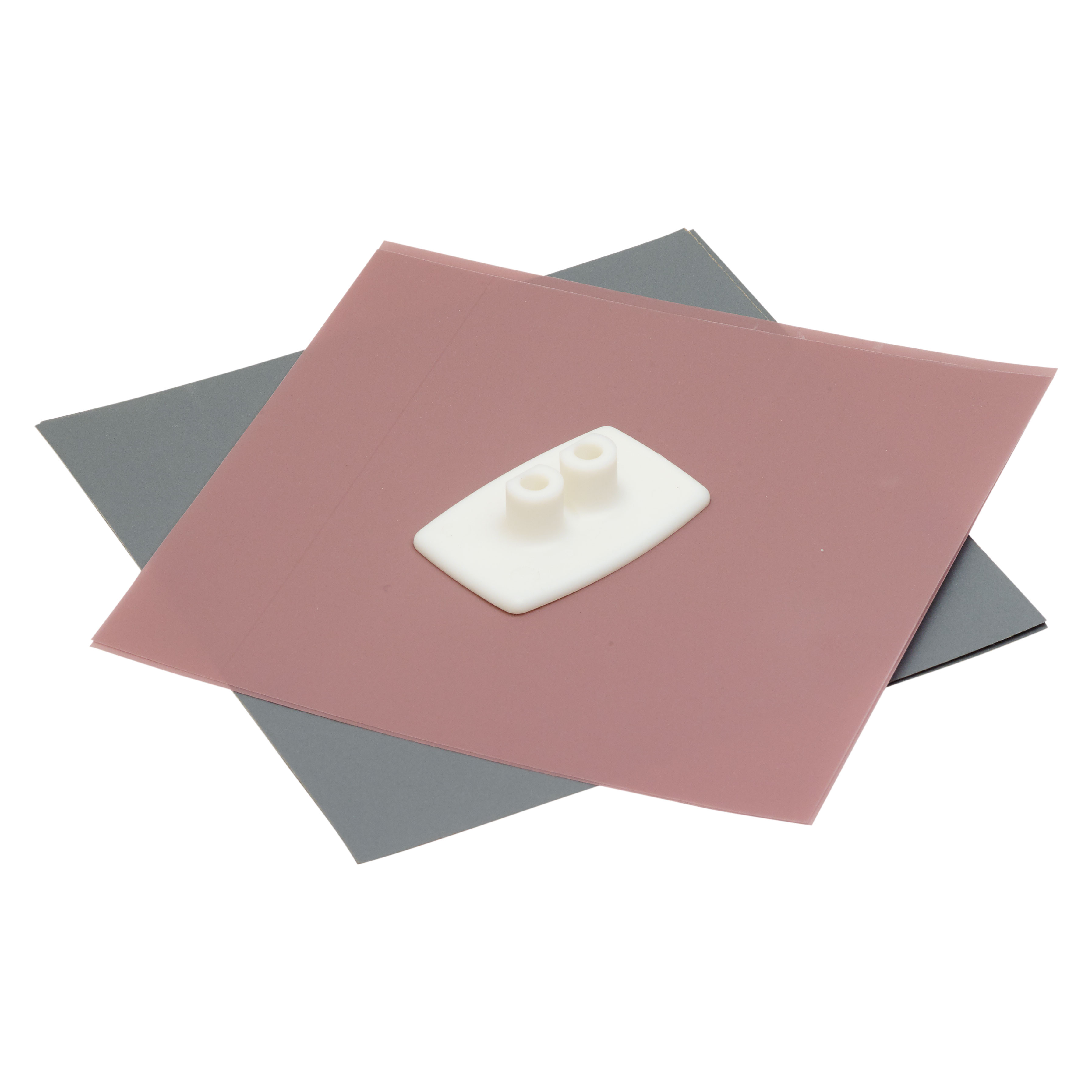 Broadcom Polishing Kit Broadcom Containing 600 Grit Abrasive Paper, Polishing Fixture, 3 μm Pink Lapping Film