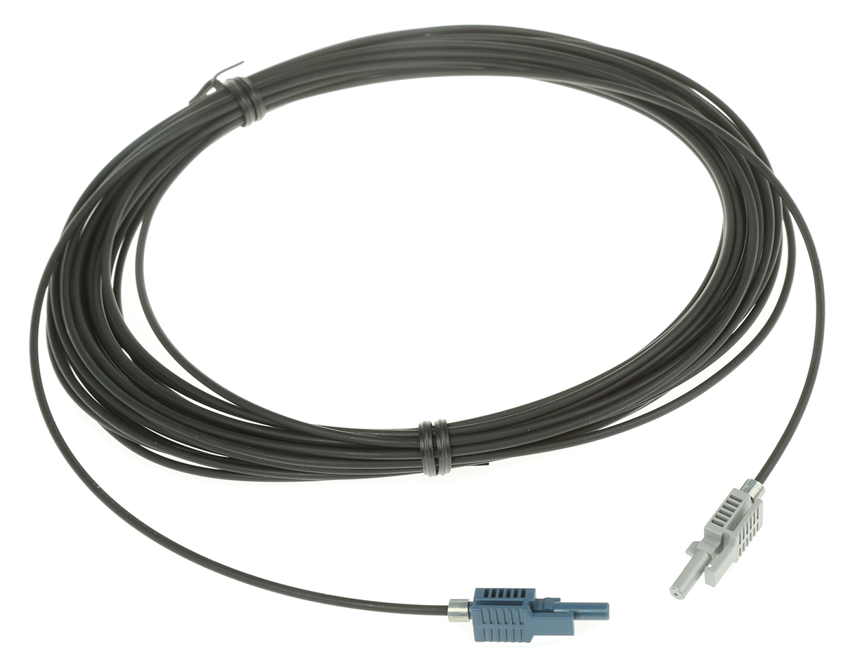 Broadcom Fibre Optic Cable, 1060 μm Polyethylene, Black, 500 m