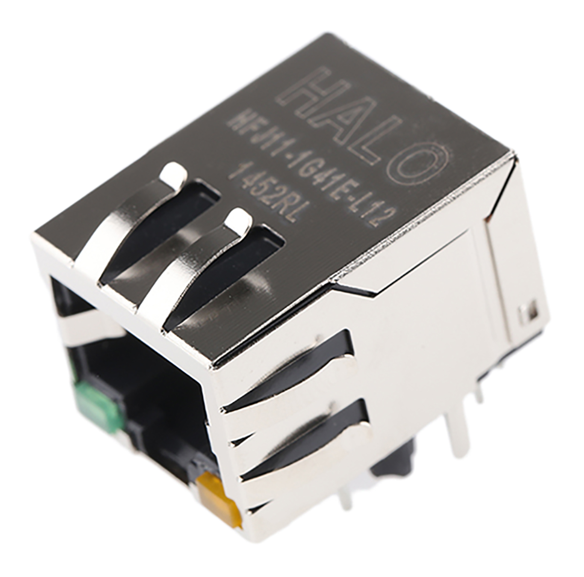Halo Electronics HFJ11 Series RJ45 Connector Female, Through Hole UTP Shield Straight 1 Port 8 Way
