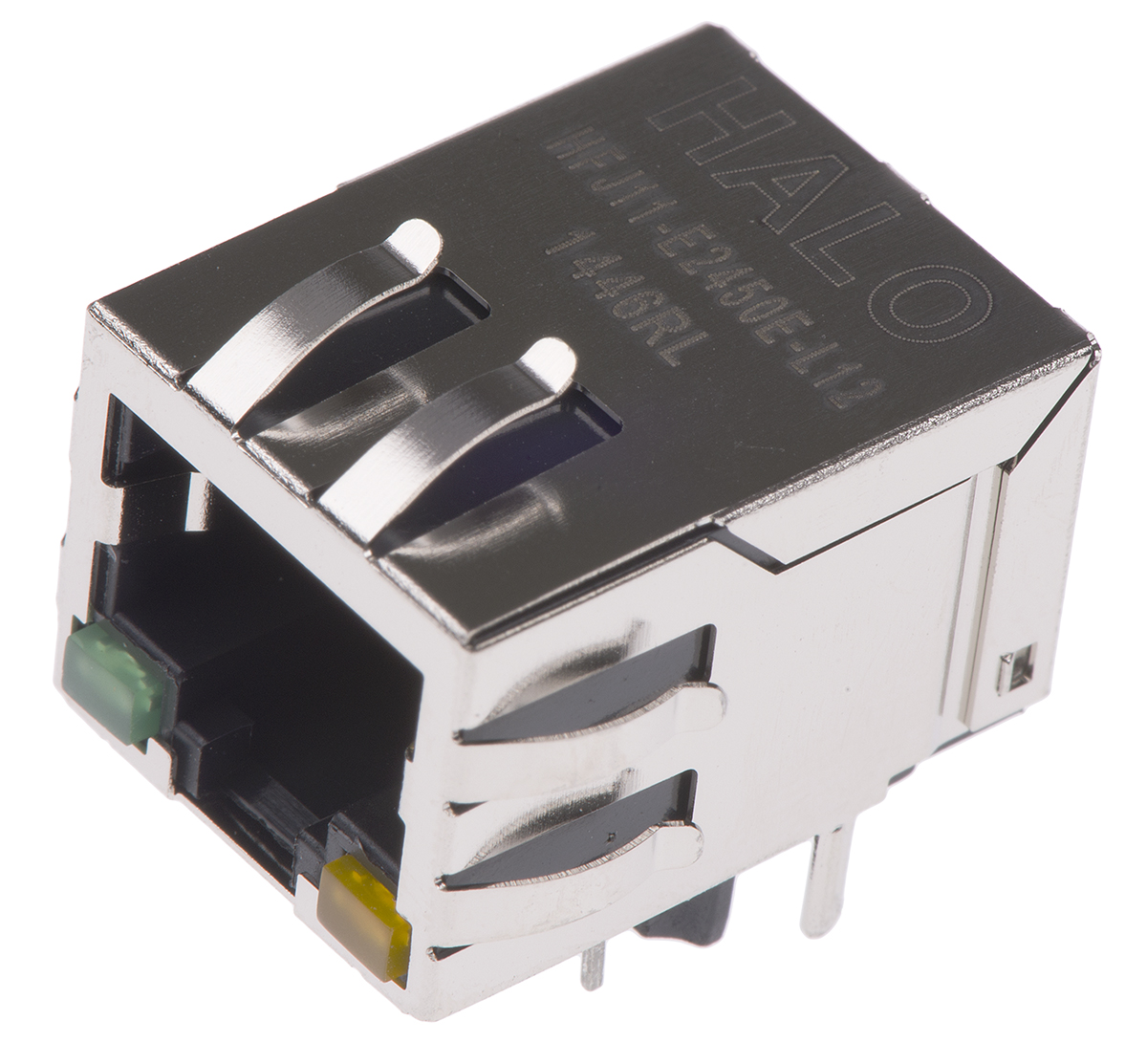 Halo Electronics HFJ11 Series RJ45 Connector Female, PCB Right Angle 1 Port 8 Way