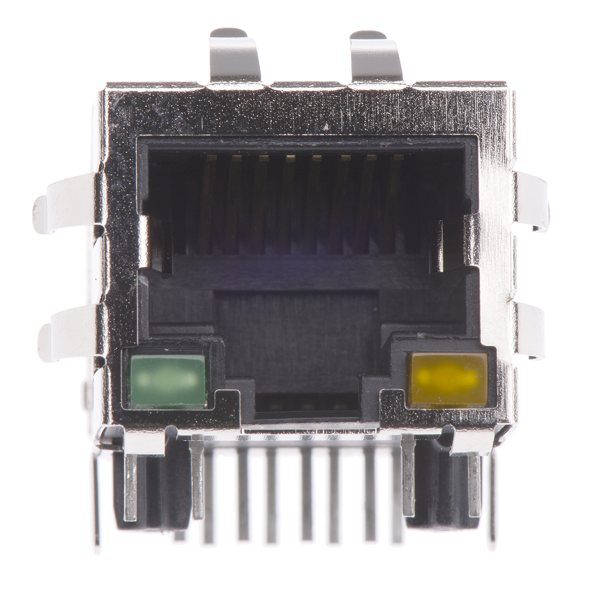 hfj11-e2450e-l12rl Halo Electronics HFJ11 Series RJ45 Connector Female, PCB Right Angle 1 Port 8 Way