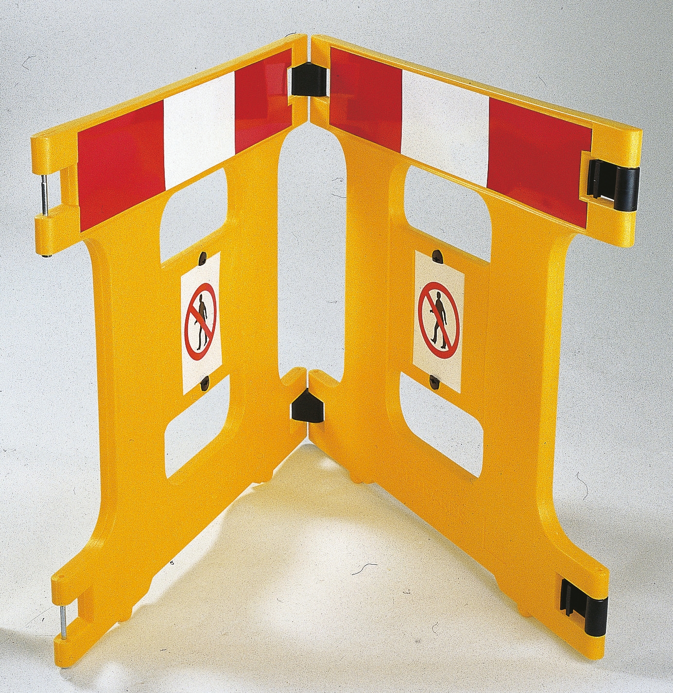 Addgards Yellow Safety Barrier, Folding Barrier