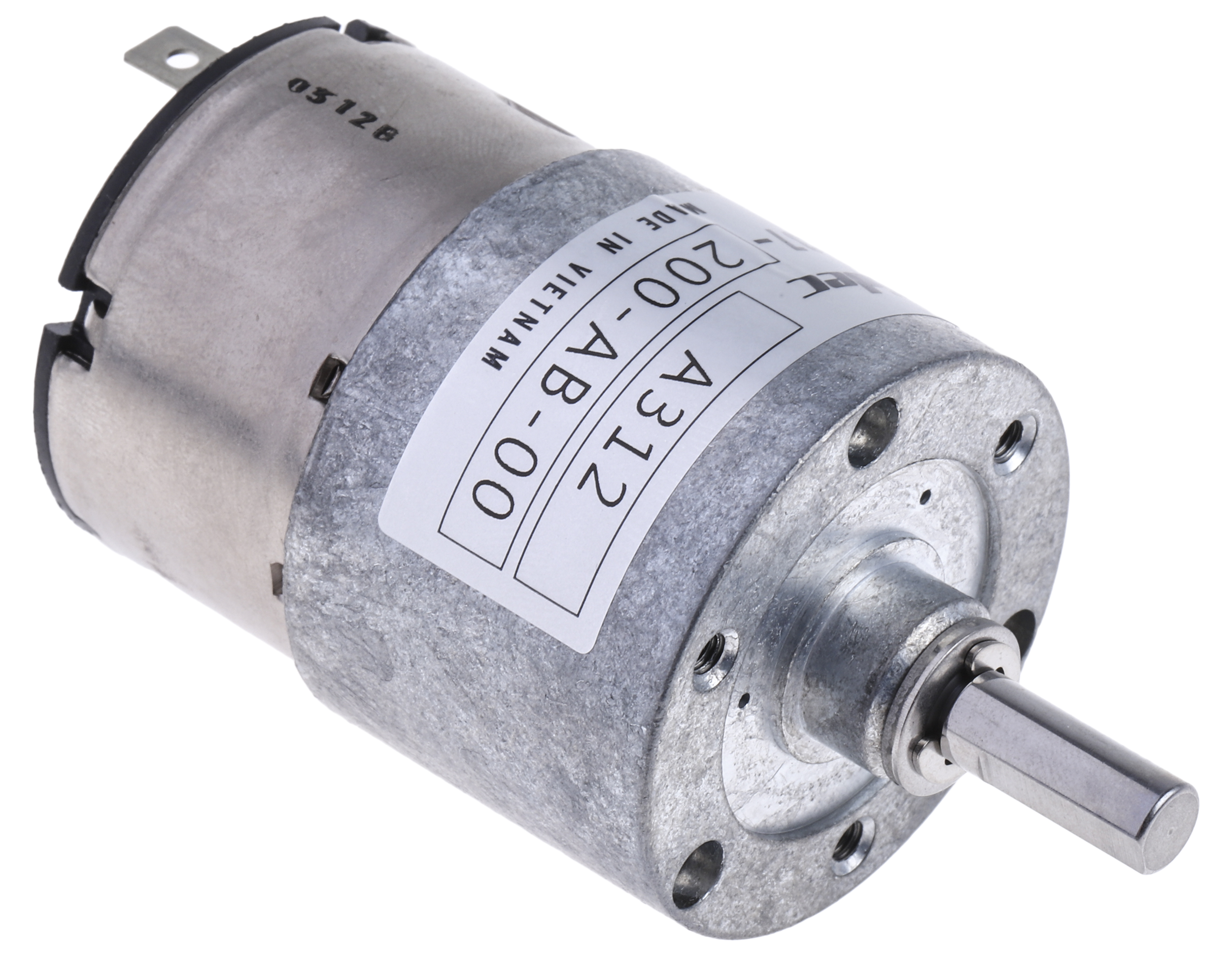 Nidec Components Geared DC Geared Motor, 24V dc, 59 Ncm, 22rpm, 6 mm Shaft Diameter
