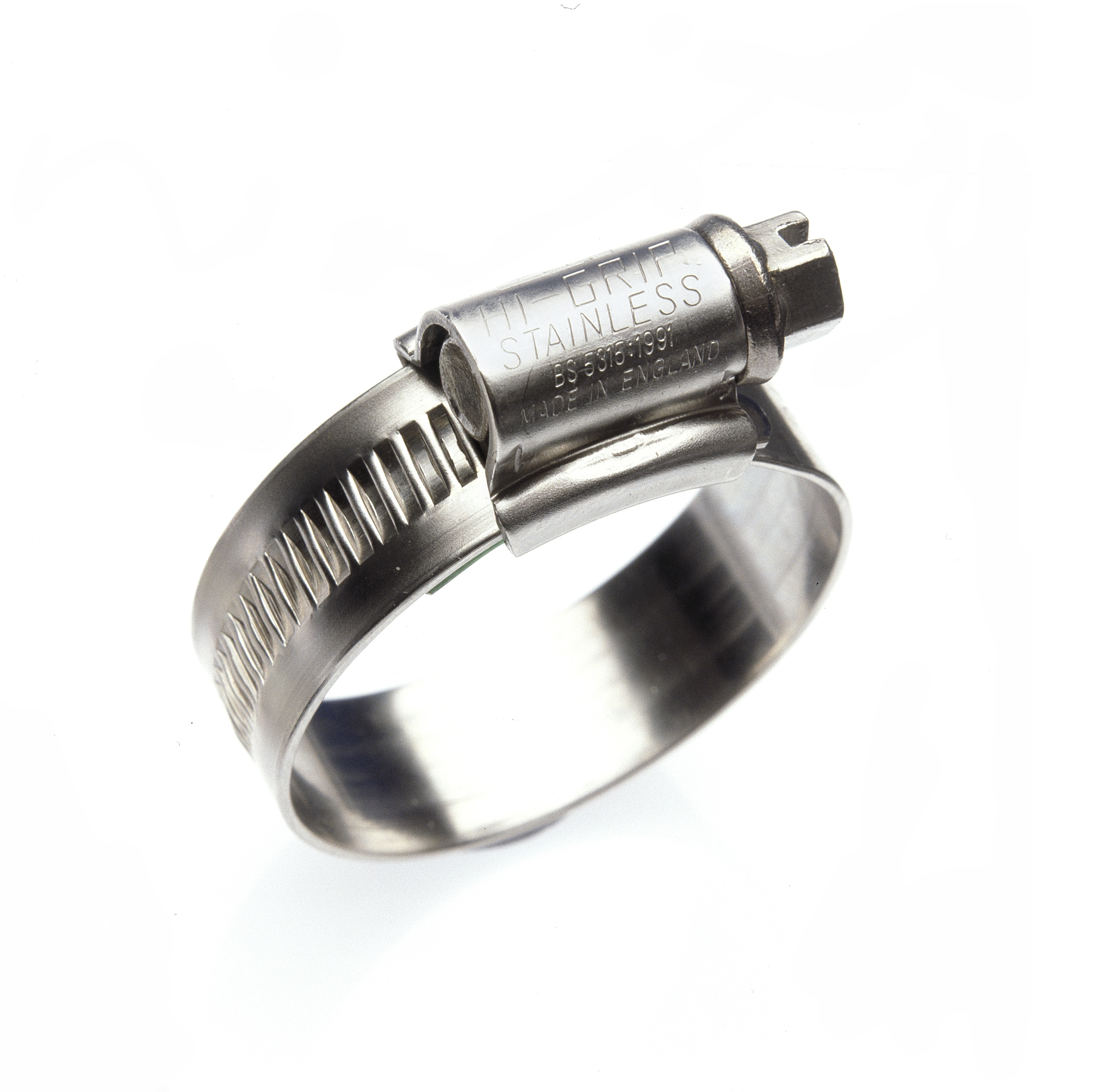 HI-GRIP 304 Stainless Steel Slotted Screw Hose Clip 300 mm ID
