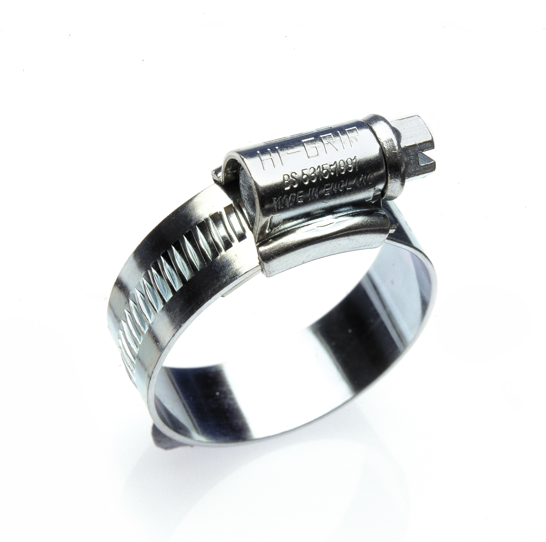 HI-GRIP Mild Steel Slotted Screw Hose Clip 260 mm ID
