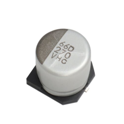 CHEMI-CON 22 μF Surface Mount Polymer Capacitor, 50V
