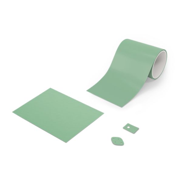 Bergquist THF 500 Series Self-Adhesive Thermal Interface Pad, 0.005 in Thick, 0.5 W/mK, 12 in, 12in, Phase Change