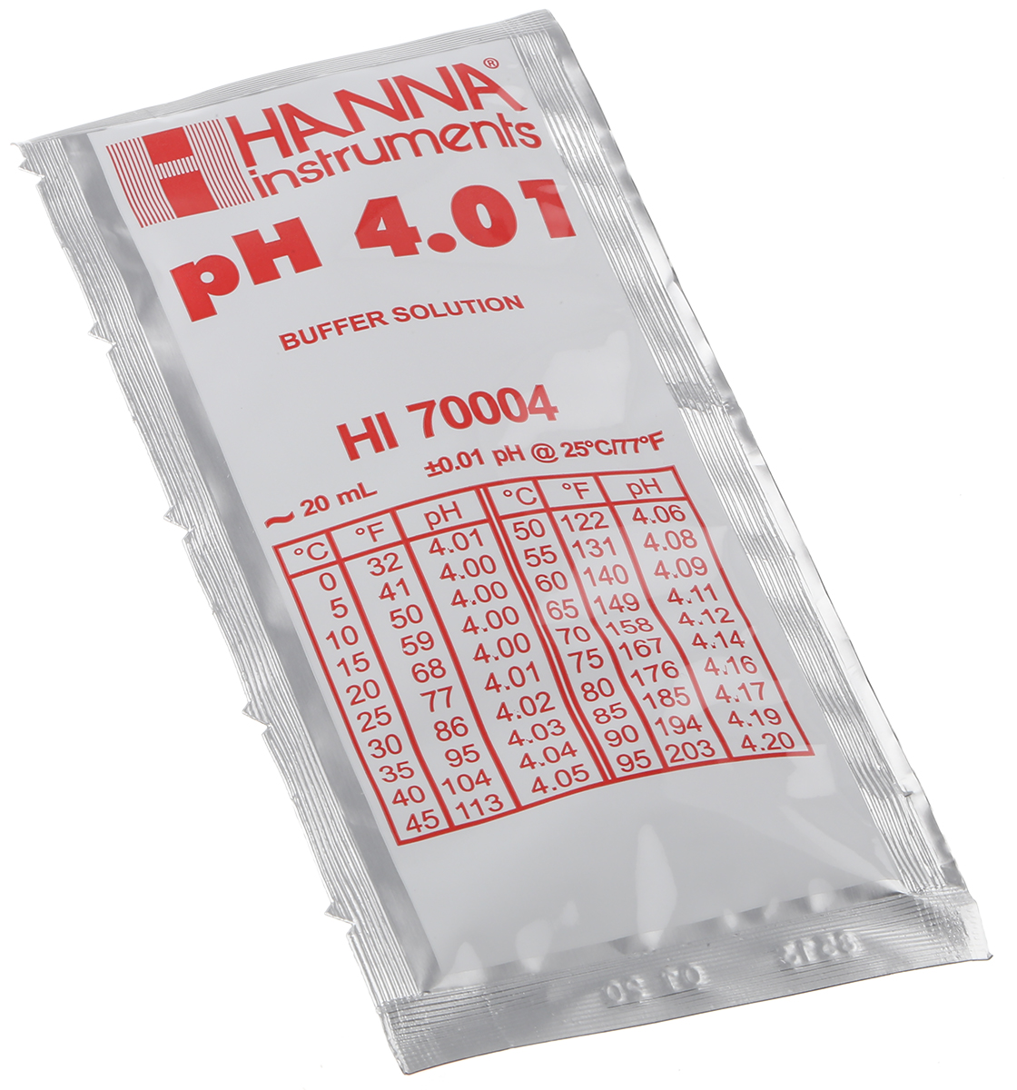 Hanna Instruments HI70004C pH Buffer Solution, 20 ml